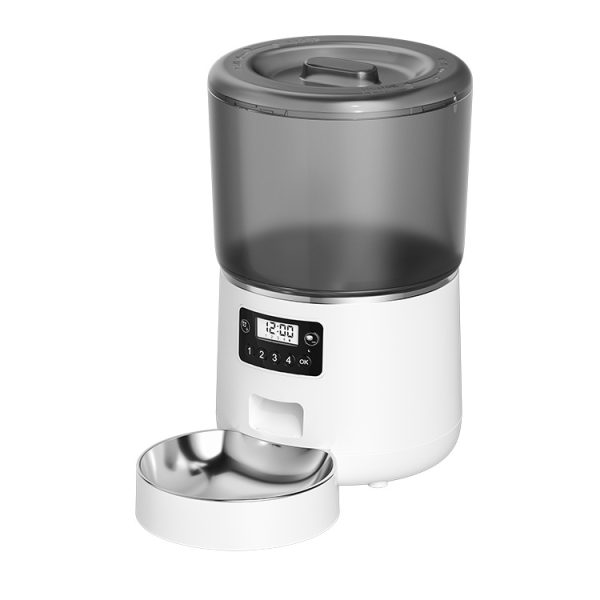 Smart Pet Feeder 4L Precise Feeding via Mobile App - Image 4