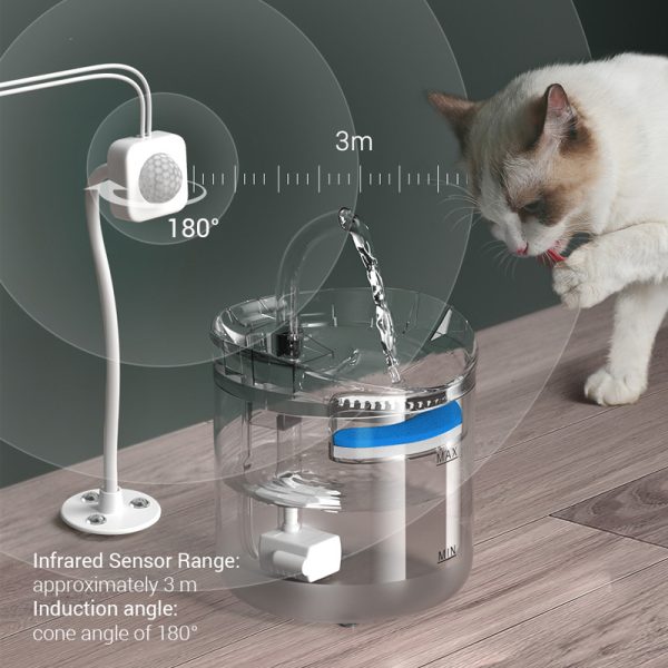 Smart Pet Fountain Constant Temperature Sensor Activated - Image 4
